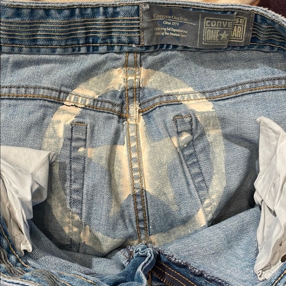 Women’s Vintage Converse Straight Leg Jeans Classic Denim - Picture 6 of 7